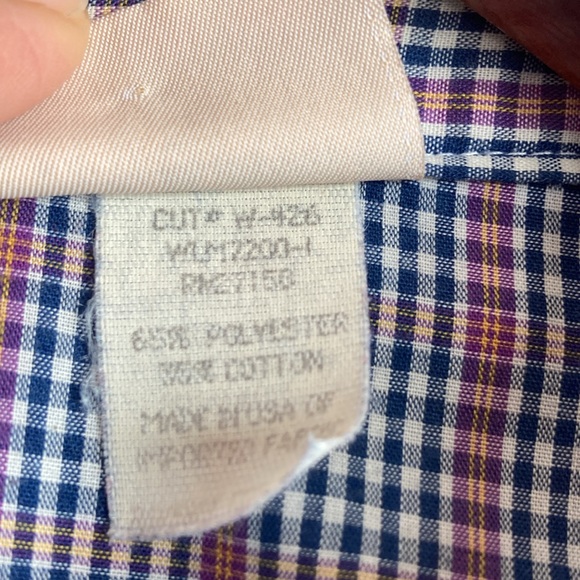 Vintage 1990s Saddlebrook Wrangler Style Western Wear Button Up Plaid Shirt XL - Picture 3 of 9